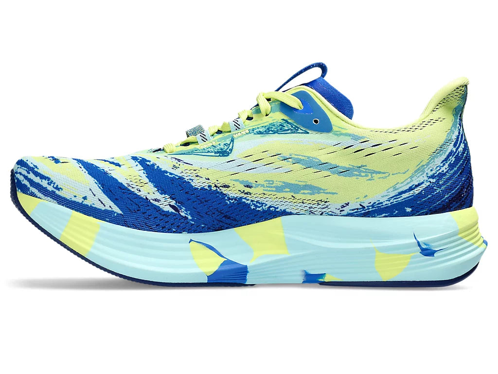 Medial view of the Men's Noosa Tri 15 by ASICS in the color Illusion Blue/Aquamarine