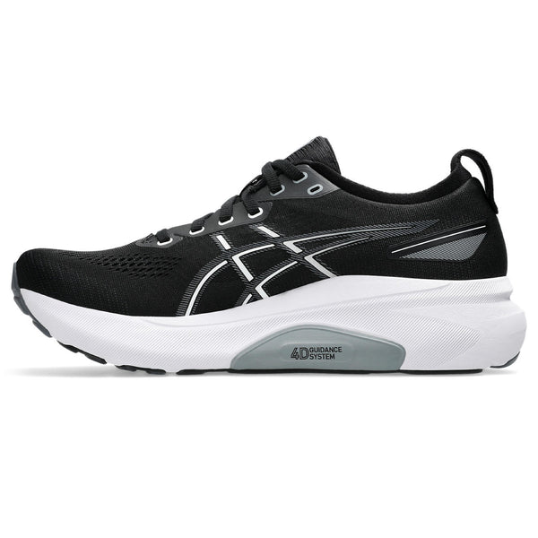 The medial side of this Kayano 31 has an area that's highlighted in grey to show the 4D Guidance System.
