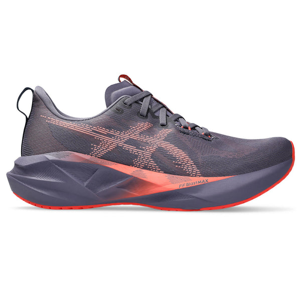 The Novablast 5 has grey ish color with a few pop colors.