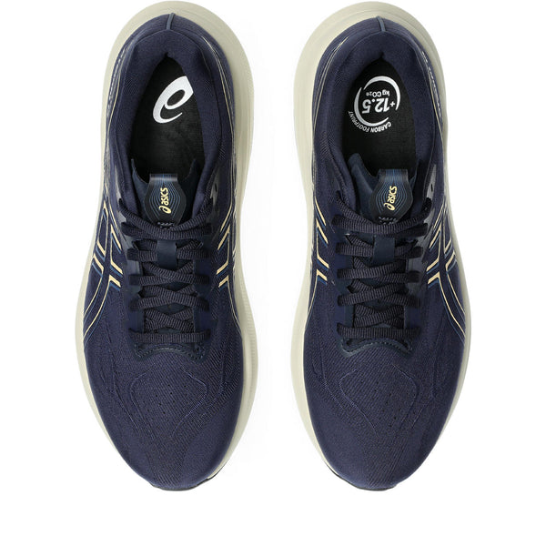 A pair of GT-2000 14 that are mostly all navy except the ASICS logo on the sides.