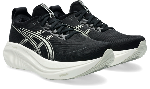 A white Asics logo is in the middle of the upper on both sides.