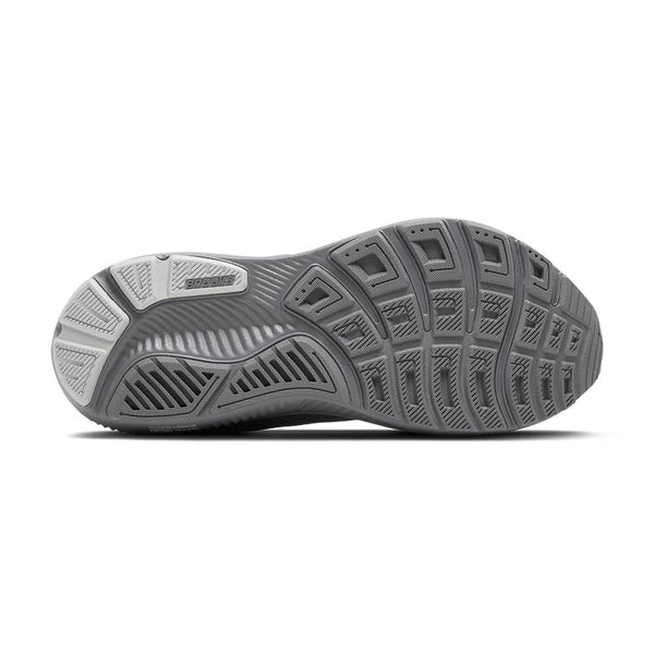 White rubber is used on the outsole around the heel while grey rubber is used on the rest of the shoe.