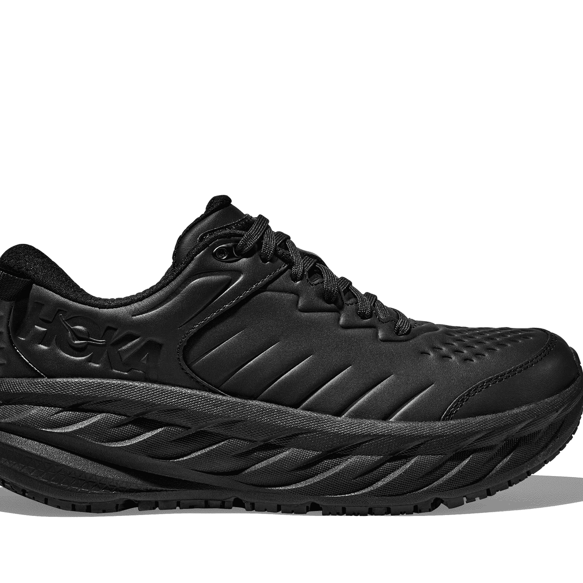 Women's Hoka Bondi SR Black/Black – Super Runners Shop