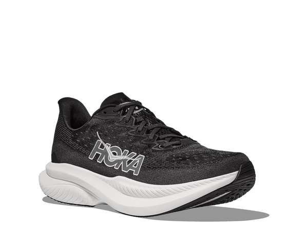 This Mach 6 for women has a wider fit than Hoka's other shoes and works great for (D) width feet.