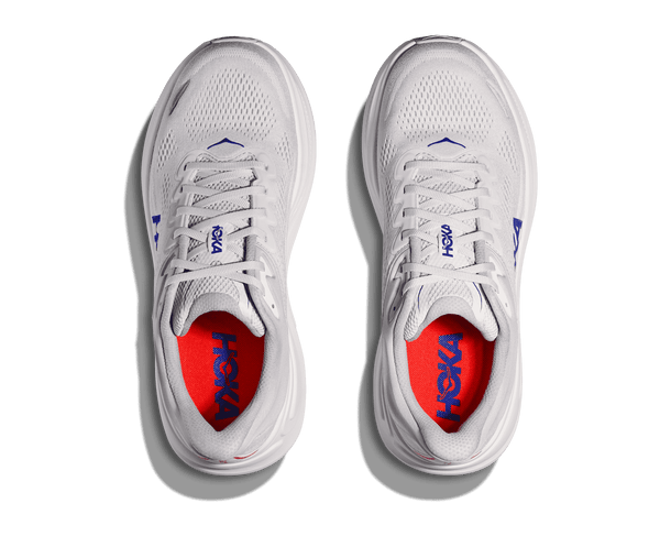 The top down view of these walking shoes show the great last that allows that to fit a lot of feet.