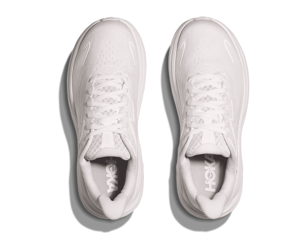 White laces and insoles are used to continue the tonal look of this shoe.