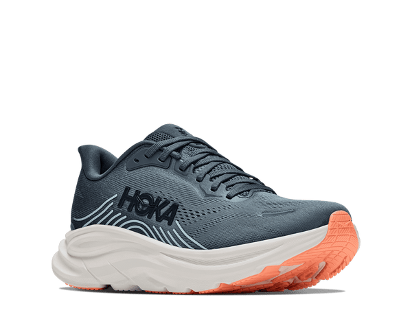 Hoka is printed on the lateral side of the upper.
