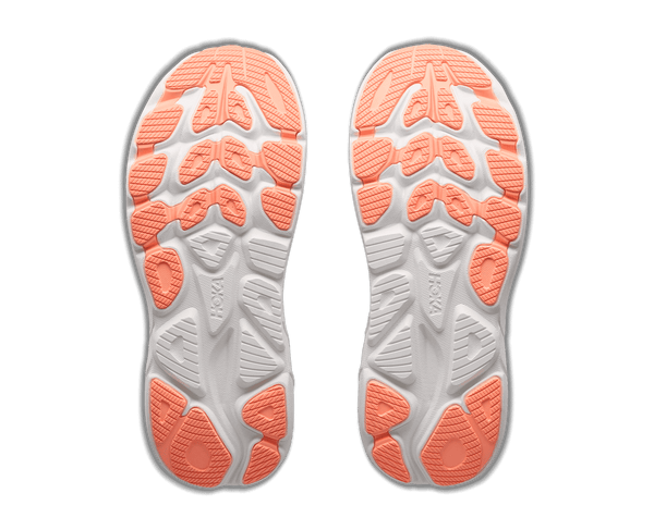 Coral rubber is used on the outsole