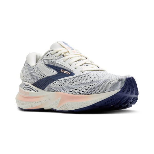 A blue Brooks logo is in the middle of the upper on the lateral side.