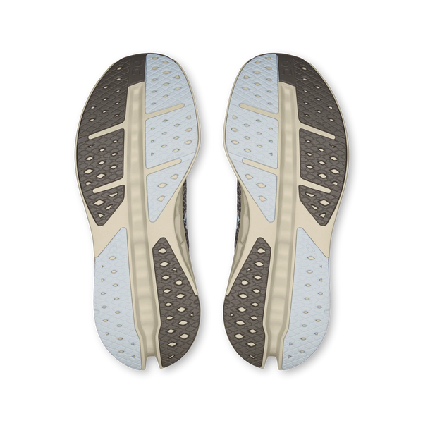 Pair of shoe insoles with a white background