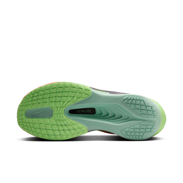 The outsole of this road running shoe from Nike has limited traction as its designed to be fast and lugs can slow a runner down.