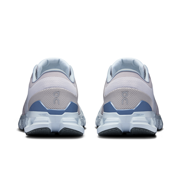 The heel area of the On Cloud X looks comfortable and cushioned.