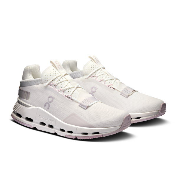 All white On Lifestyle shoe on a white background.