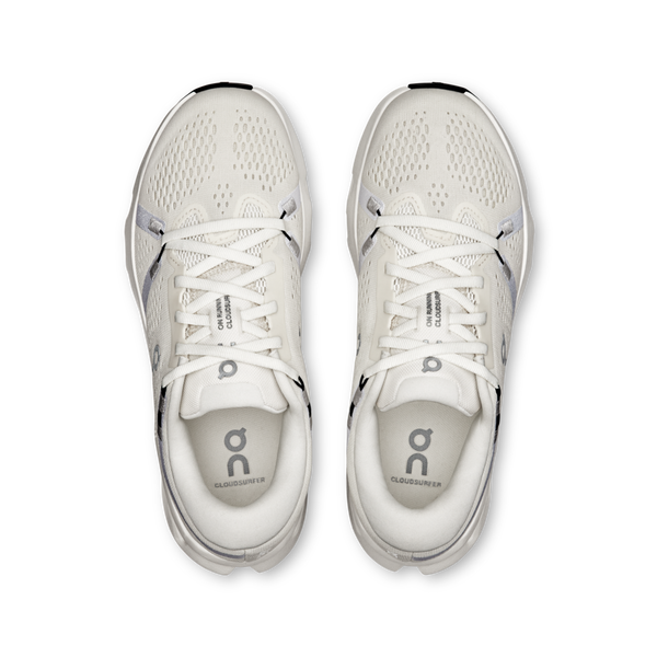 These Cloudsurfer 2 shoes for women have a whoite upper that looks really soft.