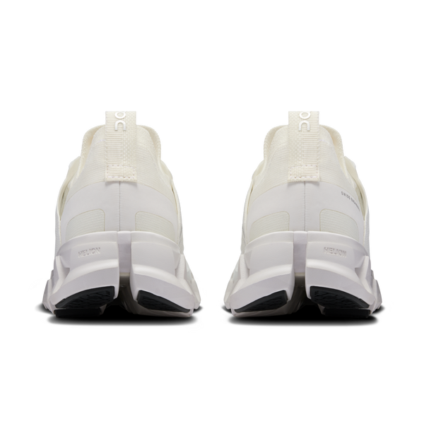 The heel area of the Cloudswift 4 has a pull tab that's the same color as the rest of the shoe.