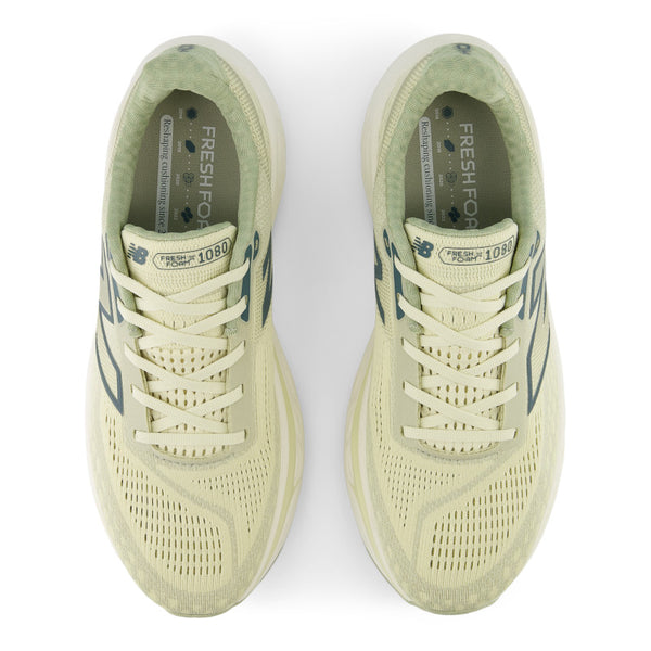 This NB 1080 is all the same light green color from the upper through the midsole.
