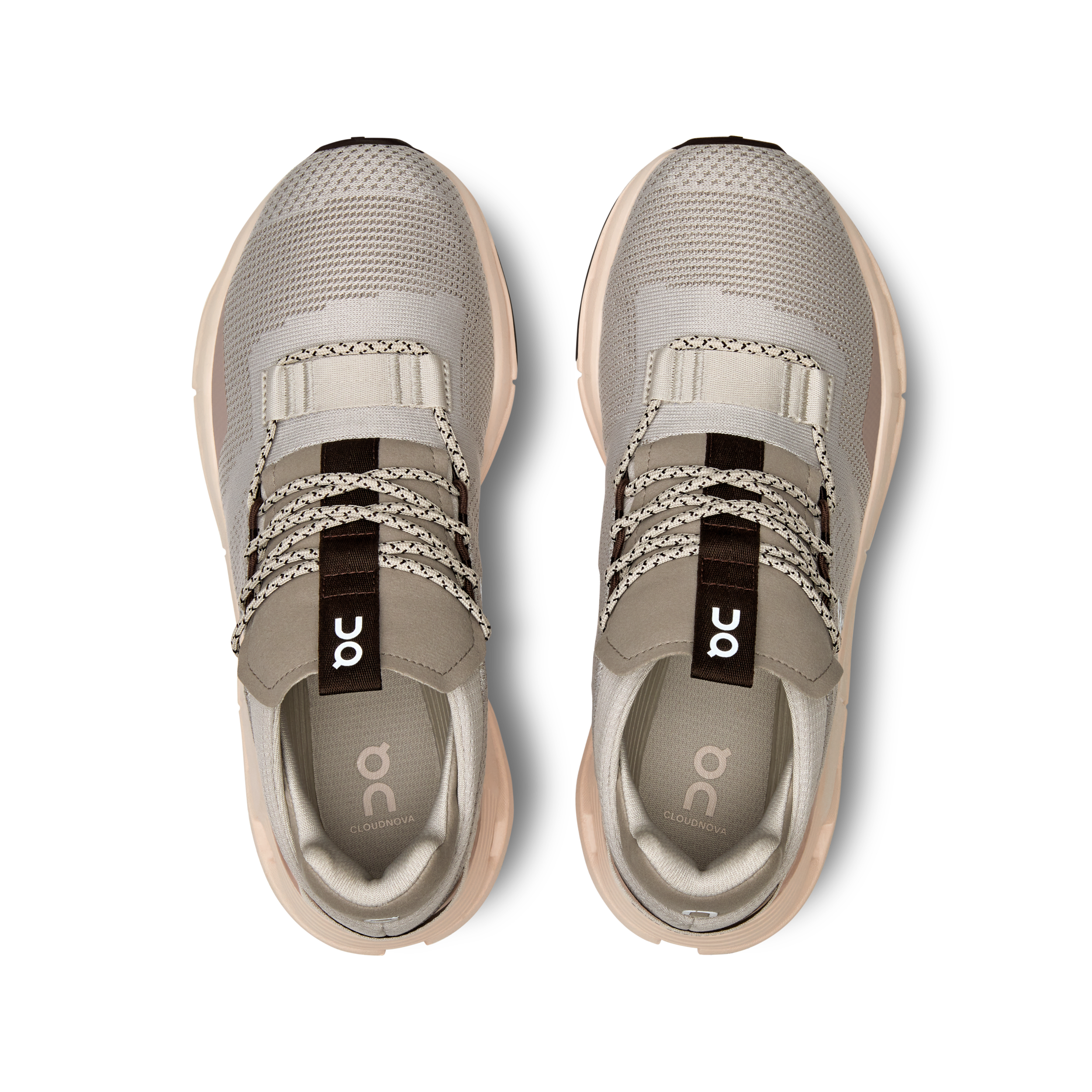 Top view of the Women's Cloudnova in Pearl/Shell