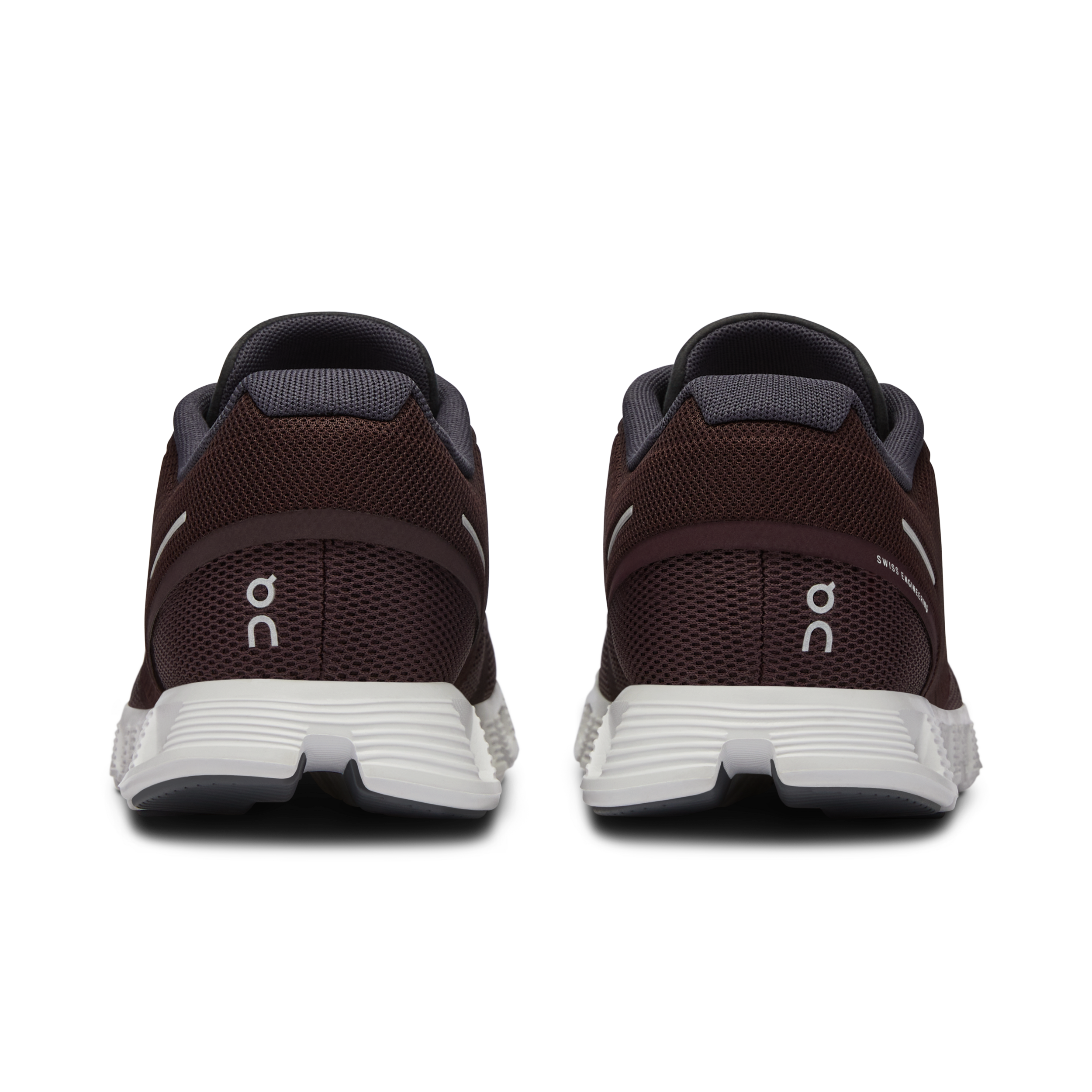 Back view of the Women's Cloud 5 in Mulberry/Eclipse