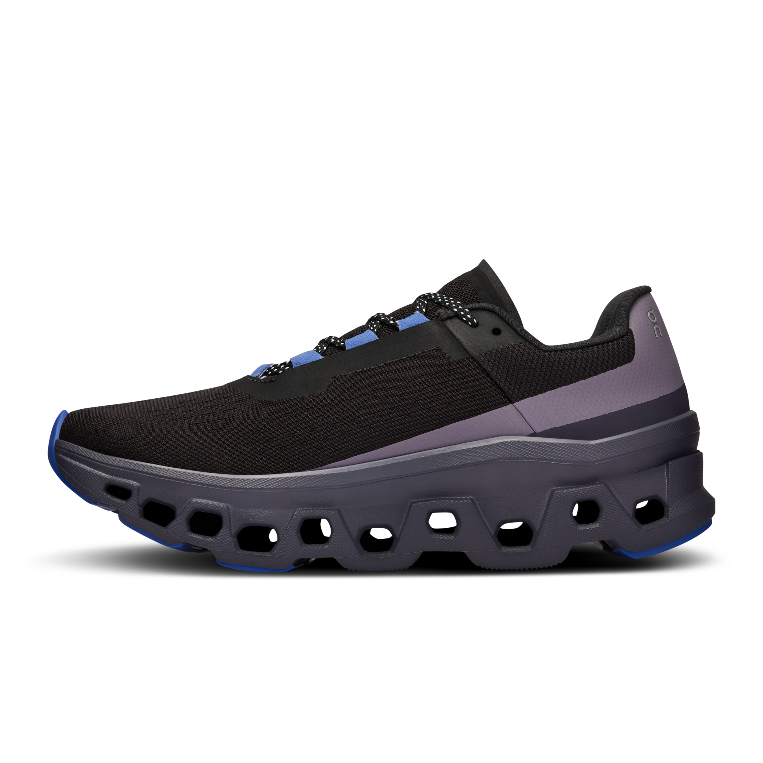 Medial view of the Women's Cloudmonster in Magnet/Shark