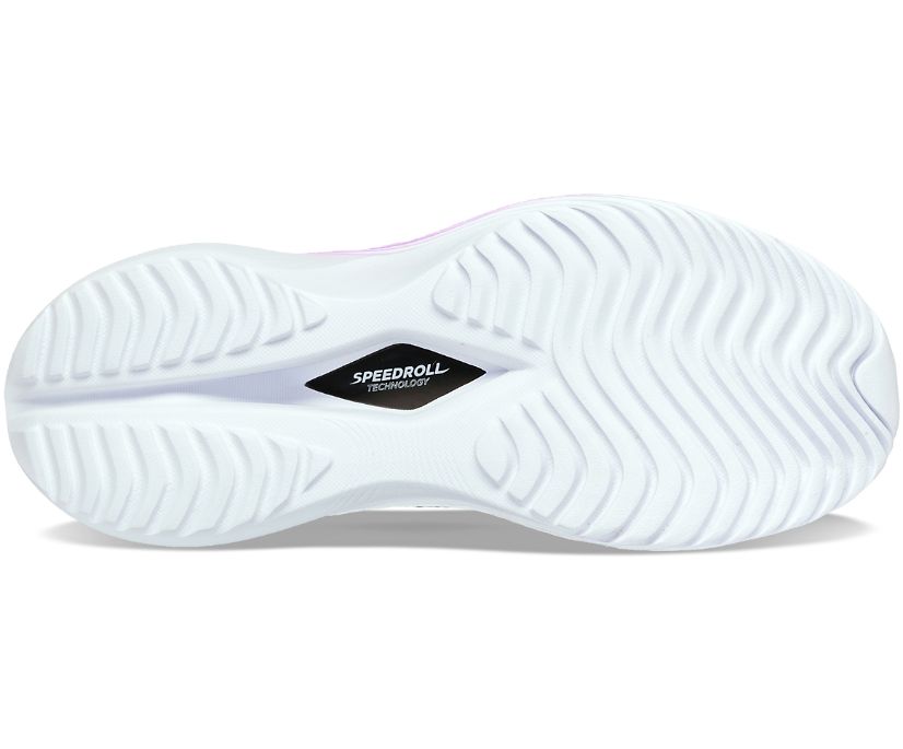 Bottom (outer sole) view of the Women's Kinvara Pro in Indigo/Mauve