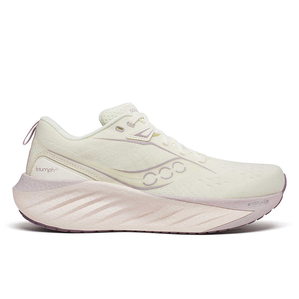 This womens running shoe has a very clean look without bright colors or large logos.
