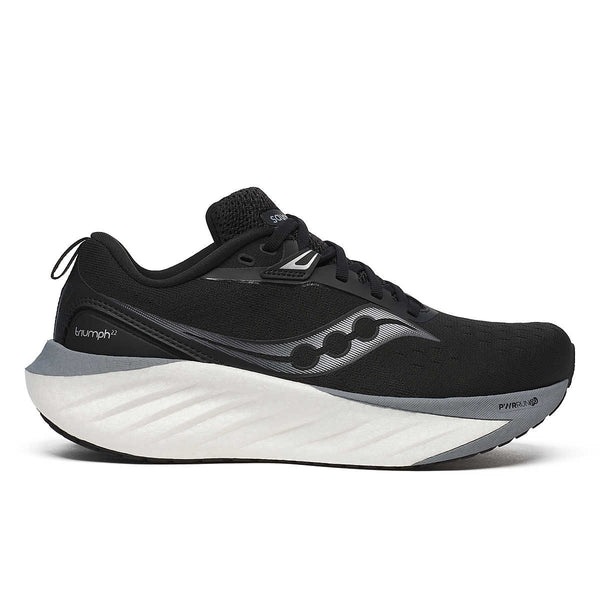 The Women's Triumph from Saucony has a very thick midsole that makes the shoe very soft.
