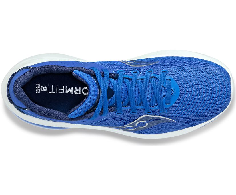 Top view of the Men's Kinvara Pro in SuperBlue/Indigo