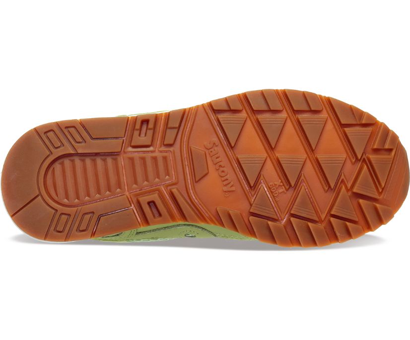 Bottom (outer sole) view of the Women's Shadow 5000 Summer by Saucony in the color Mint