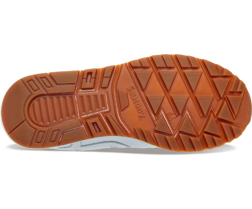 Bottom (outer sole) view of the Women's Shadow 5000 Summer by Saucony in White/White