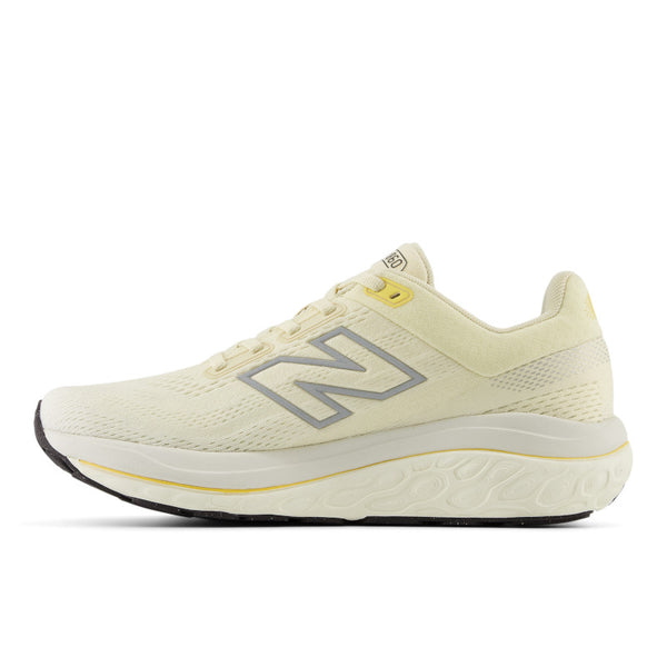 The medial side of a Women's New Balance Running shoe with a tonal upper colorway.