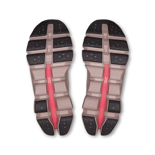 The outsole of a pair of On Cloudswift AMP lifestyle shoes.