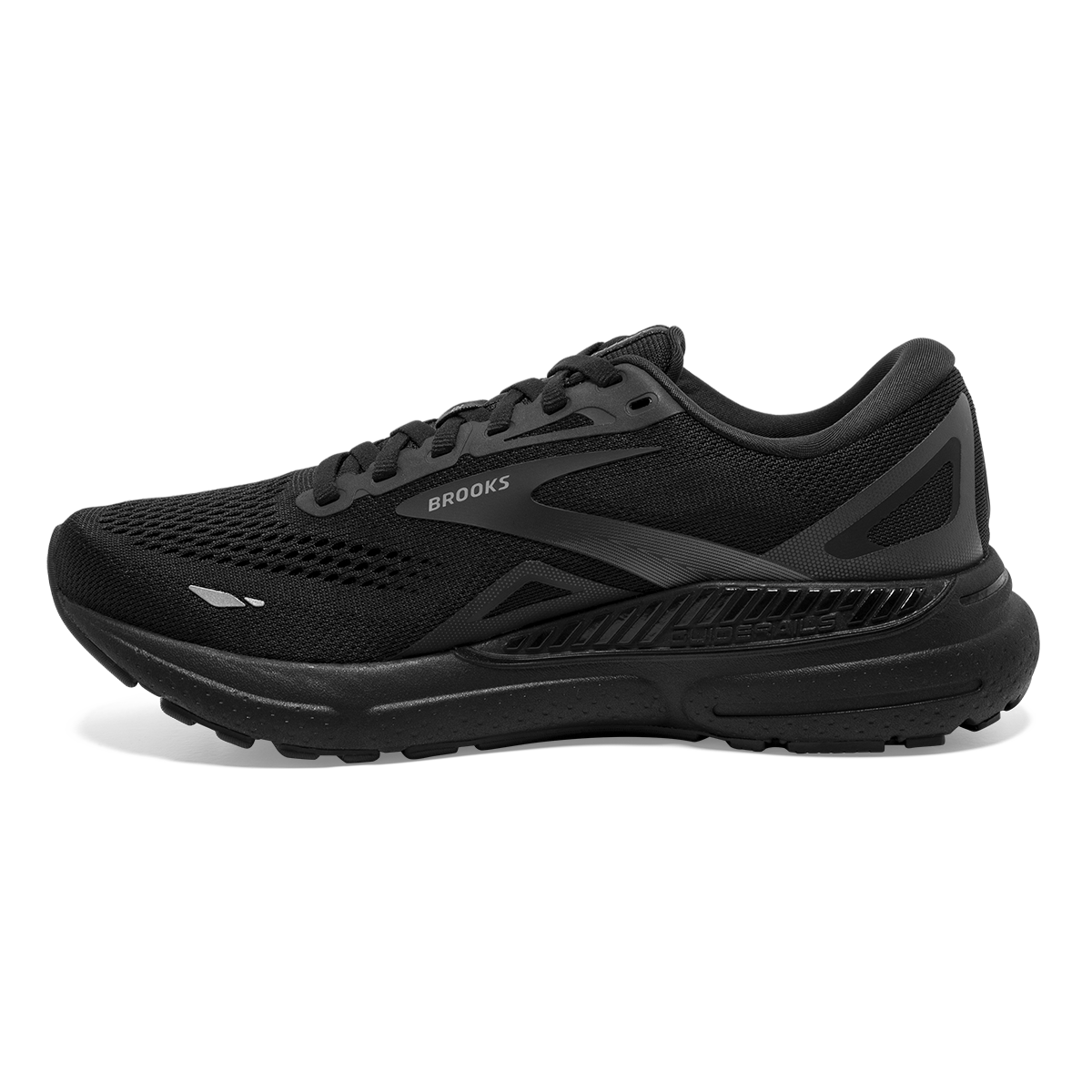 Medial view of the Men's Adrenaline GTS 23 in the wide 2E width, color Black/Black/Ebony