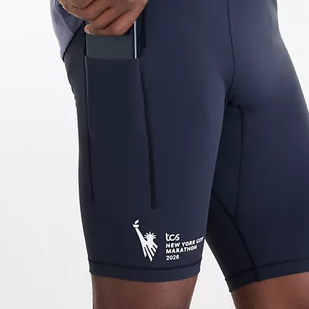 Men's NYC Marathon RC Pocket Half Tight 9"