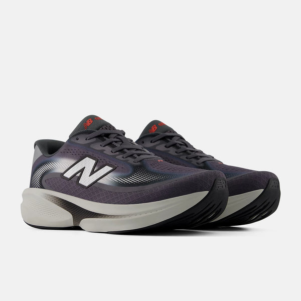 Pair of New Balance running shoes on a light gray background