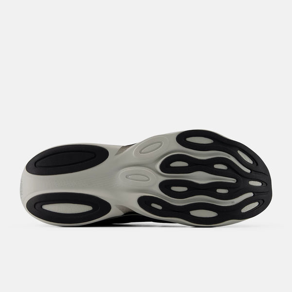 Black and white sole of a shoe on a white background