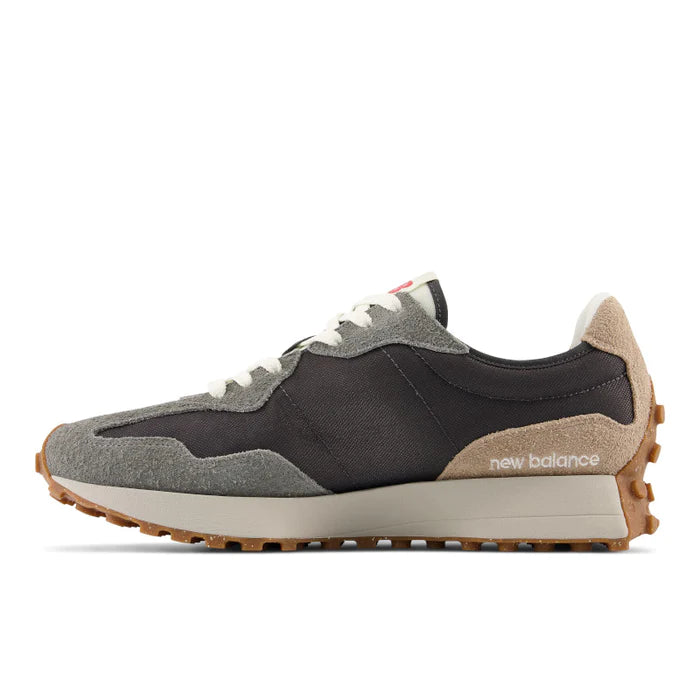 Medial view of the Men's 327 in the color Harbor Grey