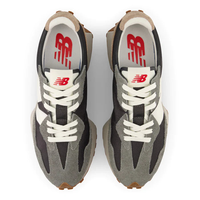 Top view of the Men's 327 in the color Harbor Grey