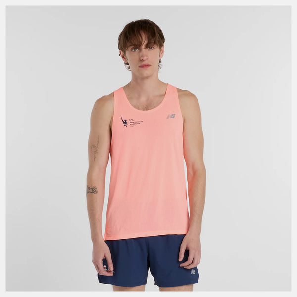 Singlet made of pindot mesh for superior breathability.