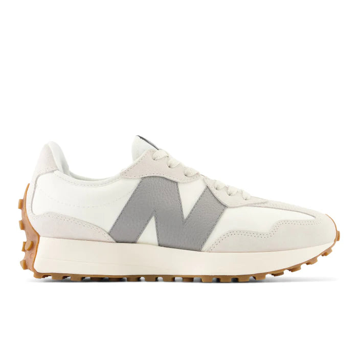 Lateral view of the Men's 327 in Moonbeam/Grey