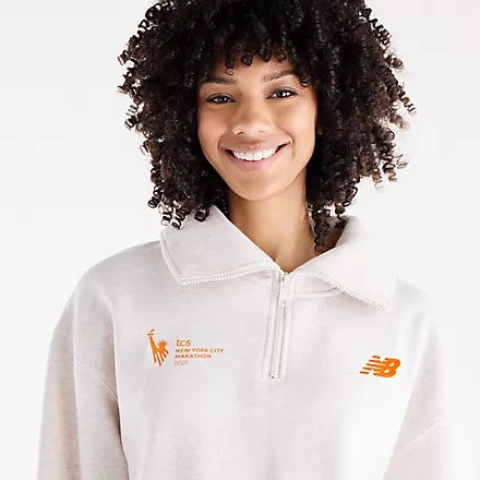 Women's NYC Marathon Trackside Fleece Half Zip