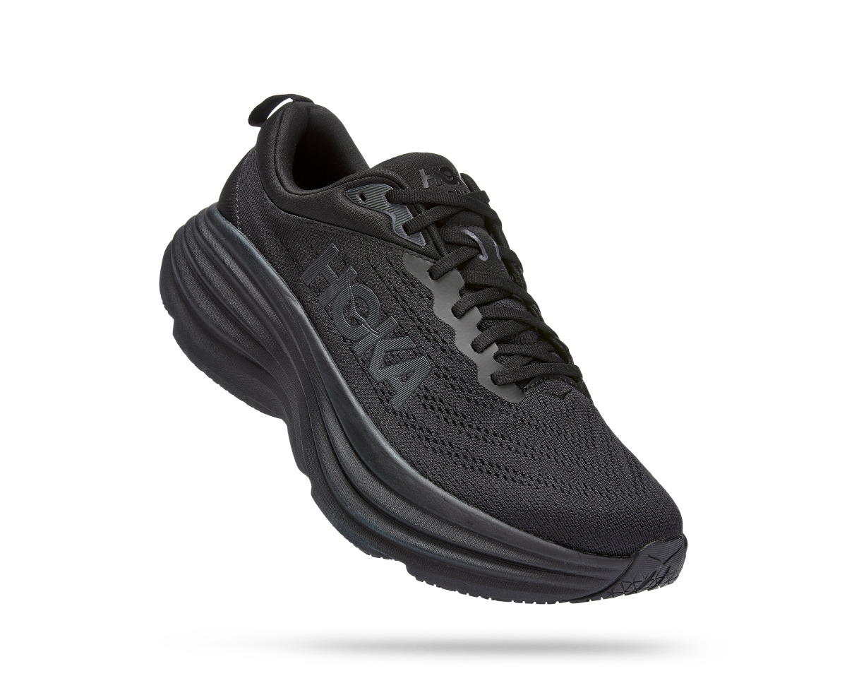 Hoka Bondi 7 Wide 8 2E Men’s black buy shoes