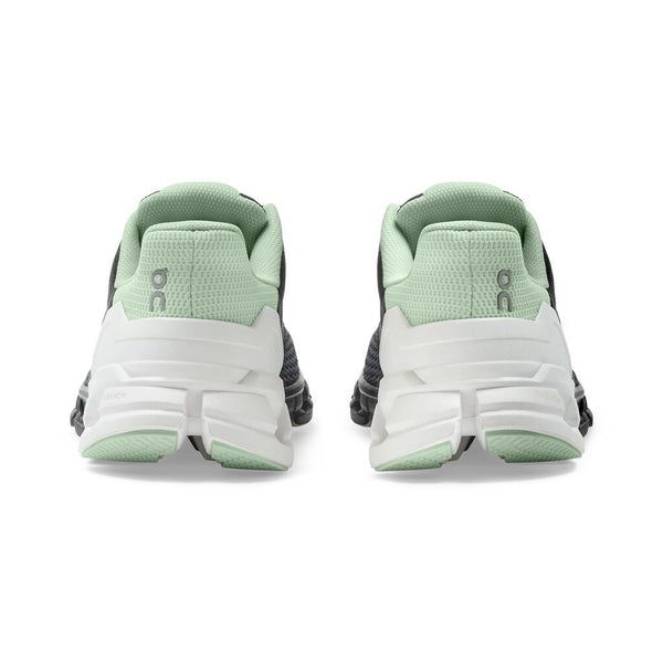 The Women's Cloudflyer is ON's most supportive running shoe.  The midfoot stability tube provides a little extra right when your foot needs it.  Combine that with lots of cushioning and a lightweight feel you get a great running shoe.    This version comes in the Wide Fit.