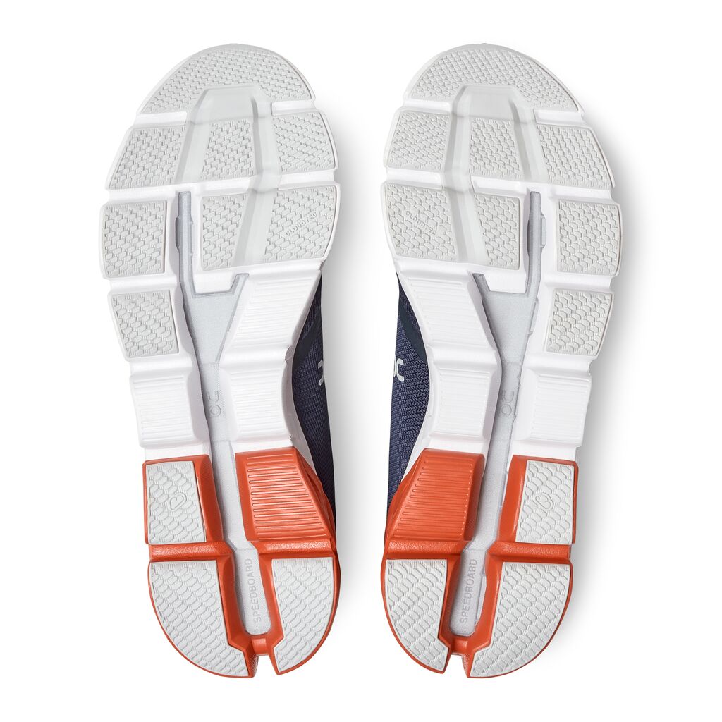The Men's Cloudflyer is ON's most supportive running shoe. The midfoot stability tube provides a little extra right when your foot needs it. Combine that with lots of cushioning and a lightweight feel you get a great running shoe. Our customers loved loved the previous version and this new one, is just that much better.