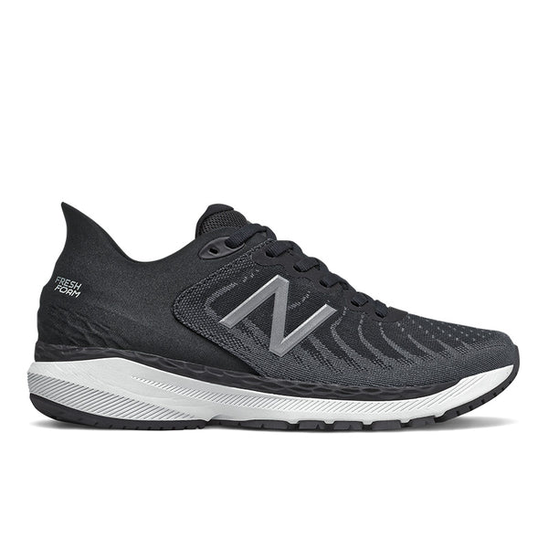 The Women's 860v11 from New Balance is built for long runs with a Fresh Foam midsole that provides stable cushioning mile after mile. This shoe is great for the runner/walker who has an arch that collapses in a bit more than normal.  The medial support, flexible forefront and appropriate cushioning is what makes this a best seller.
