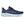 The blue color of this upper works really well witht eh slightly colored midsole.