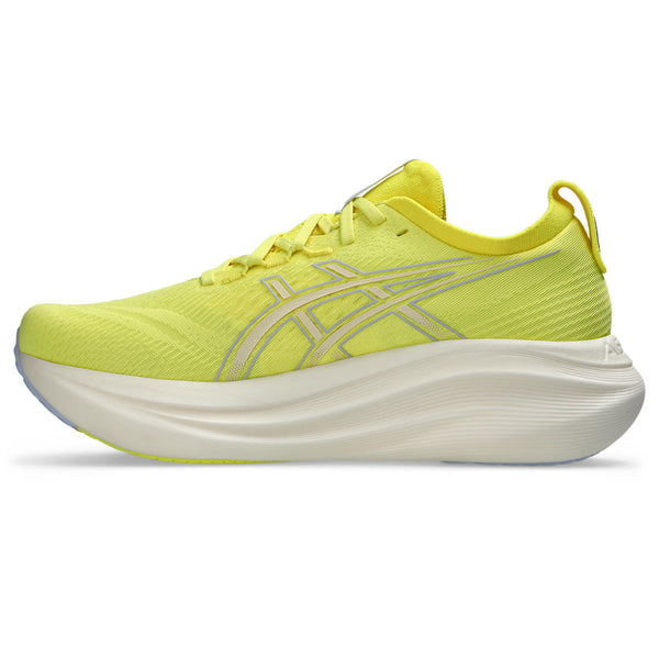 Medial side of the Nimbus 27 for men in bright Citron.