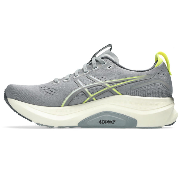 Medial side of the Kayano 32 with a large ASICS logo.