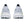 A view of the back of the shoe shows the all white upper and midsole. 