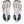 Black and cream rubber is used on the outsole of this shoe. 