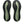 Black rubber is used on the outsole.